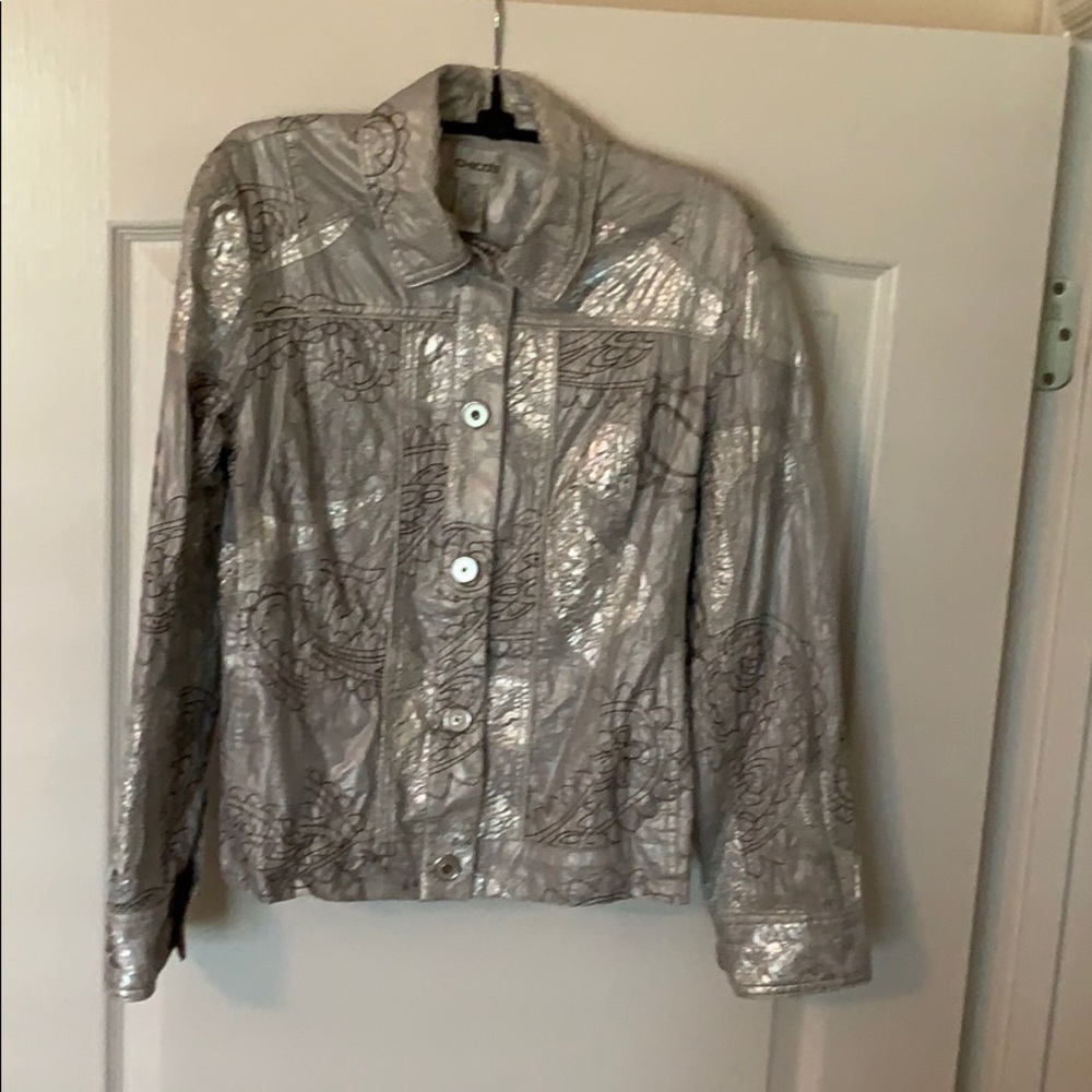 Chico’s silver Jacket